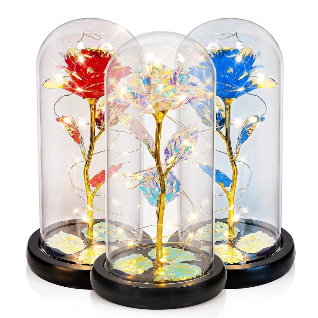 Galaxy Rose Red, White, Blue Bundle